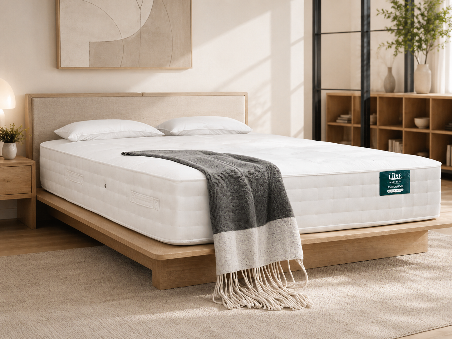 LuxeOrganic Hybrid Latex — illustrative mattress image