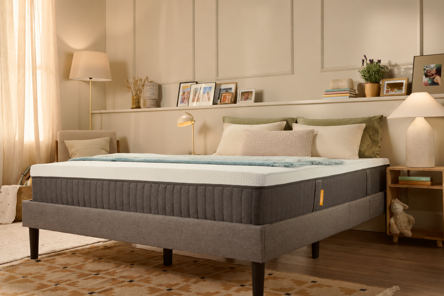 Emma Original Mattress — Emma Original Mattress in a bedroom setting